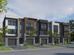 Façade - Projet Albert-Seers, Châteauguay