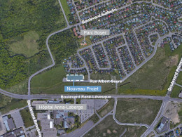 Vue aérienne - Projet Albert-Seers, Châteauguay